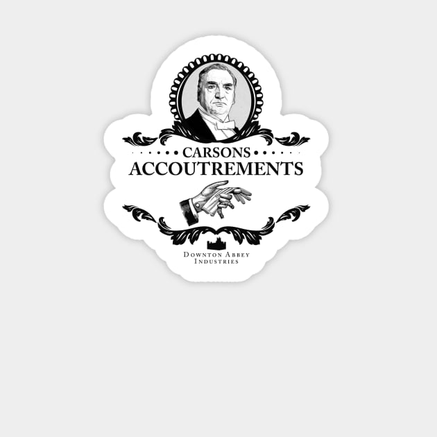 Carsons Accoutrements - Downton Abbey Industries Sticker by satansbrand